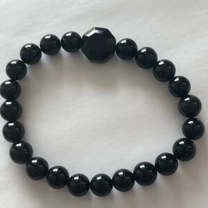 Black Onyx Beaded Bracelet